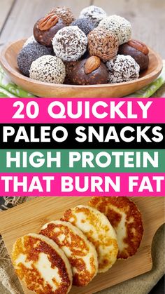 20 Creative Paleo Snacks That Will Keep You Full | This list of inventive paleo snacks is fantastic! I've been searching for creative paleo snack ideas, and these look absolutely delicious! They're easy to make and packed with protein to keep you satisfied. Definitely saving this one! Crunchy Paleo Snacks, Paleo Protein Snacks, Paleo Snack Ideas, Satisfying Snacks, Fat Burning Snacks, Paleo Protein, Paleo On The Go