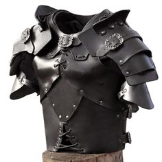 PRICES MAY VARY. The waist circumference of the armor can be adjusted from 30-47in/80-120cm, which is suitable for most body types. Pauldron crafted with advanced PU material for durability and authenticity in Medieval Warrior Leather Chest Armor Breastplate Costume. Renaissance armor perfect for LARP, Renaissance Faire, Comic Con, and Halloween Cosplay Parties, allowing you to immerse yourself as a medieval warrior. Experience the thrill of live action role-playing games with this versatile and Steampunk Armor, Armor Vest, Century Armor, Larp Armor, Battle Suit, Style Steampunk, Larp Costume, Leather Rivets, Shoulder Armor