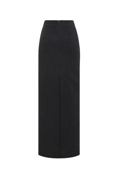 Made with high-quality polyester, this skirt offers exceptional fit and comfort. Its straight, high waist design flatters your silhouette, while the floor length adds an air of sophistication. Perfect for any formal occasion, elevate your style with this luxurious addition. Chic Straight Silhouette Evening Bottoms, Chic Fitted Floor-length Maxi Skirt, Elegant Straight Silhouette Bottoms For Evening, Elegant Straight Silhouette Evening Bottoms, Elegant Evening Bottoms With Straight Silhouette, Elegant Formal Maxi Skirt, Formal Fitted Maxi Length Bottoms, Elegant Fitted Lined Maxi Skirt, Elegant Fitted Maxi Skirt With Lined Skirt