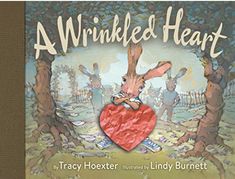 the book cover for a wrinkled heart