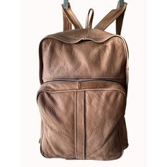 This Vintage Leather Backpack, Handcrafted In Mexico In The 1990's, Is Both A Practical And Stylish Accessory. The High-Quality Tan Leather Gives It A Classic, Timeless Look. Measuring 18" X 11" X 8", It Offers Ample Space. High-Quality Tan Leather Handmade In Mexico In The 1990's Measures 18" X 11" X 8" Brand: Mexican Artisan Vintage Style And Timeless Appeal Condition: ***Appears To Be Unused. There Are A Couple Of Spots (Pictured) That Do Not Appear Ti Be From Wear. *** Features: Boho, Classi Vintage Satchel Backpack For On-the-go, Vintage Brown Backpack For On-the-go, Retro Leather Satchel Backpack For Daily Use, Retro Rectangular Leather Backpack For Travel, Retro Rectangular Leather Travel Backpack, Retro Leather Backpack, Retro Satchel Backpack For Everyday Use, Retro Leather Travel Backpack, Vintage Leather Satchel Backpack For Everyday