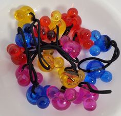 mouse hair ball ELASTIC hair Scrunchie tie bead girl kids  Ball Ponytail Holder Track Page Views With Auctiva's FREE Counter Ball Ponytail, Hair Streamers Ponytail Holders, Hair Ties With Balls, Bubble Hair Ties, Beaded Hair Ties, Ribbon Hair Ties For Sports, Weekend Duffle Bag, Mouse Hair, Glasses Makeup