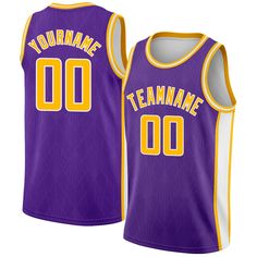 Represent your distinct look with this custom basketball jersey from our web. It boasts stitched tackle twill name & number and classic trims along with moisture-wicking technology for added comfort. Features: 1. Material: 100% Recycled Polyester 2. Stitched team or player name and numbers 3. Fit: Jerseys have an athletic cut. For a looser fit, we recommend ordering one size larger than you normally wear 4. Moisture-wicking fabric has spongy handle, good draping property and elasticity as well a Basketball Jersey With Team Name In Cotton, Basketball Team Name Cotton Jersey, Basketball Team Jersey In Cotton, Varsity Basketball Jersey In Team Colors, Collegiate Basketball Jersey With Letter Print, Collegiate Basketball Jersey With Team Name, Collegiate Basketball Jersey, Collegiate Cotton Basketball Jersey, Team-colored Crew Neck Basketball Jersey