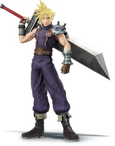 Cloud of Final Fantasy - Super Smash Bros. downloadable character Cloud Smash Bros, Cloud Super Smash Bros, Smash Bros Characters, Reindeer Outfit, Cloud Strife