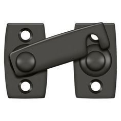 an image of two black door handles on a white background