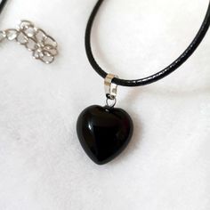 Black Heart Natural Stone Necklace Pendant Choker Size: About 0.61 Inch(15.5mm) Wide, 0.71~0.75 Inch(18~19mm) Long, 0.30~0.40 Inch(7.5~10mm) Thick, Hole: 0.24x0.10~0.12 Inch(6x2.5~3mm). Necklace Length 50cm Adjustable Black Heart Alloy Necklace, Black Heart-shaped Alloy Necklaces, Black Heart Necklace, Spiritual Black Heart-shaped Necklace, Black Heart Pendant Choker, Punk Black Heart Pendant Necklace, Natural Stone Necklace, Pendant Choker, Natural Stones Necklace