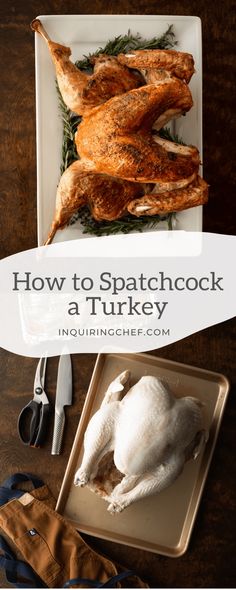 How Long to Roast a Spatchcock Turkey Turkey In The Oven, Homemade Green Bean Casserole, Easy Turkey Recipes, Easy Thanksgiving Recipes, Slow Cooker Pumpkin, Whole Turkey, Easy Turkey