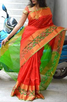 Pattu Sari, Saree Pattu, Uppada Pattu Sarees, Uppada Sarees, Checks Saree, Sari Design, Blouse Indian, Silk Sarees With Price