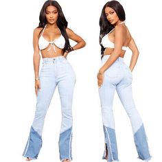 ad eBay - Fashion Accessories. Denim Jeans Pants, Fashion Patchwork, Clothing Jeans, Jeans Women, New Woman, Ebay Fashion, Jeans Pants, Women Fashion, Denim Jeans