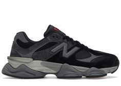 New Balance 9060 Black Castlerock Grey New Balance 9060 Black, Mens Grey Shoes, Sneaker New Balance, Grey New Balance, New Balance 9060, New Balance Black, Sneakers Adidas, New Balance Sneakers, Hot Sneakers