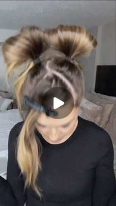 Cute Bun Hairstyles, Easy Work Hairstyles, Easy Updos For Long Hair, Going Out Hairstyles, Long Hair Updo, Fresh Hair, Hair Affair