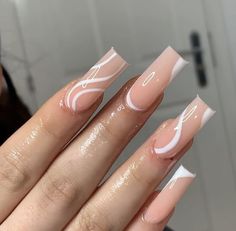 Tapered Square Nails, Long Acrylic Nails Coffin, Design Nails, Designs Nail, Long Square Acrylic Nails, Trendy Nail, Nails 2023, Acrylic Nails Coffin Short