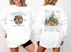 Comfort Colors® Disneyland Sweatshirt, Disneyland Est 1955 Christmas Sweatshirt, Mickey & Friends Christmas Hoodie, Christmas Family Sweater If you are looking for soft, comfortable, premium sweatshirts and hoodies you are in the right place! Sweatshirts and Hoodies are prepared from the COMFORT COLORS brand. A B O U T   O U R   P R O D U C T S *Comfort Colors Hoodie -Adult unisex sizing,  -9.5 oz./yd², 80/20 ring-spun cotton/polyester, 30 singles -Garment dyed for that lived in feel and almost Disneyland Sweatshirt, Family Sweater, Comfort Colors Sweatshirt, Christmas Hoodies, Friend Christmas, Zip Sweatshirt, Mickey And Friends, Christmas Sweatshirts, Favorite Shirts