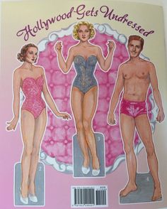 HOLLYWOOD GETS UNDRESSED Paper Dolls by David Wolfe-A Fun Fashion Fantasy! 9781942490401 | eBay David Wolfe, Princess Paper Dolls, Batman Comic Books, Old Hollywood Movies, Diana Fashion, Paper Dolls Book, Stage Costume, Alice In Wonderland Party, Dress Up Dolls