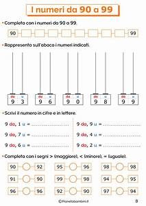 the numbers and symbols in this worksheet are arranged to form a number line