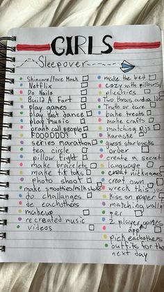 Sleep Over Checklist, List Of Things To Do At A Sleepover, Things To Do At A Summer Sleepover, Sleepover Shopping List, Sleep Over Ideas For Girls Teens, Fall Sleepover Ideas For Teens, Sleep Over Essentials, Sleep Over Ideas For Teens, Sleepover Ideas Aesthetic