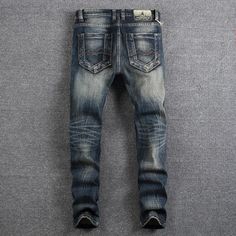 Gender: Men Item Type:Jeans Material: Denim Length: Full Length Waist Type: Mid Jeans Style: Pencil Pants Fabric Type: Stripe Decoration: Hole Wash: Distressed,Destroy Wash,Colored,Medium Fit Type: Slim Thickness: Midweight Pattern Type: Solid Style: Casual Closure Type: Zipper Fly Material: Cotton Winter Denim Bottoms With Zipper Closure, Slim Fit Jeans With Zipper Closure For Fall, Casual Slim Jeans With Zip Fly, Slim Fit Denim Jeans With Zipper Closure, Fall Slim Fit Jeans With Zip Fly, Slim Fit Zip Fly Jeans For Streetwear, Slim Fit Jeans With Zip Fly For Streetwear, Winter Streetwear Jeans With Zip Fly, Slim Fit Casual Jeans With Zipper Closure