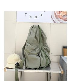 UAKISS - Casual All Match Y2k Aesthetic Schoolbags Drawstring Fashion Pleated Backpack High-capacity Women Simple Backpacks for Students Size:32*45*17CM "Size mearsured by ourselves, sometimes has some errors, but always within 3cm." Drawstring Fashion, Simple Backpack, Y2k Aesthetic, Backpacks, Black