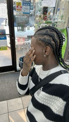 Cornrow Ideas For Men, Male Braid Styles, Box Braids For Men, Mens Twists, Cornrow Ideas, Boondocks Cartoon, Braided Designs