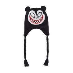 PRICES MAY VARY. SCARY TEDDY BEANIE CAP: Our cute and stylish black and white Scary Teddy winter hat is a great gift for the Disney movie fan in your life, and features a cool Scary Teddy face design with 3D ears and tassels; perfect for Halloween and everyday wear ONE SIZE: This skull cap slips on easily for a comfortable fit, and can be stretched to fit a wide range of adult men and women's head sizes LIGHTWEIGHT AND DURABLE: Beanies are composed of lightweight and durable knitted polyester fa Nightmare Before Christmas Clothing, Christmas Beanie, Scene Emo, Black Characters, Beanie Cap, Disney Movie, The Nightmare Before Christmas, Acrylic Fabric, The Nightmare