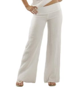 "Famous Elan Pants Mg-214 Double fabric  White is made in Rayon Poly Gauze medium weight .Waistband  95 % Cotton 5% Spandex Roll over , Lined with self fabric   Black is made In  Cotton Gauze Rayon  . Waistband  95 % Cotton 5% Spandex Roll over . please be sure about your size before ordering .!  Inseam 30 small , 31 Medium 32 Large  The XS rollover waistband is 6\" tall folded in 1/2 is 3\" you can fold more or less as needed the crotch to the waistband front 6. \" Back 9\"  The S rollover waistband is 6\" tall folded in 1/2 is 3\" you can fold more or less as needed the crotch to the waistband front 6.5 \" Back 9.5\"  The M rollover waistband is 6.5 \" tall folded in 1/2 is 3.25\" you can fold more or less as needed the crotch to the waistband front 8.5 \" Back 10\" The L rollover waistb Versatile Stretch High-waisted Sweatpants, Stretch High-waisted Sweatpants, Full-length Yoga Pants With Elastic Waistband, Full Length Yoga Pants With Elastic Waistband, Comfort Waistband Yoga Pants With Loose Fit, Stretch High Waist Harem Pants For Loungewear, Solid Cotton Bottoms With Waistband, Versatile Full-length Relaxed Fit Pants, High-waisted Pants With Wide Waistband For Loungewear