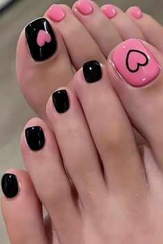 Pink Toe Nails, Nails Glossy, Acrylic Toe Nails