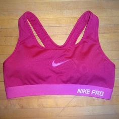 I Purchased This In A Lot Of Nwt/Nwot Sports Bras. To My Knowledge It Has Not Been Worn. There's A Tiny Snag On The Band, No Other Flaws. Size Xs. Pink/Dark Pink. Removable Cup Liners. Bundle Up And Save! Many Colors Listed. Discount Applied To Bundles Of 3+ Price Firm Otherwise Fitted Racerback Training Bra, Fitted Racerback Bra For Training, Padded Racerback Sports Bra For Training, Padded Racerback Sports Bra For Workout, Fitted T-back Sports Bra, Pink Fitted Workout Bra, Pink Racerback Bra For Gym, Pink Racerback Sports Bra With Medium Bust Support, Pink Racerback Bra For Workout