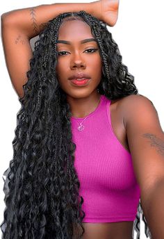 Hobo Box Braids, Goddess Boho Braids Hairstyles, Black Knotless Braids With Curls, Medium Goddess Knotless Braids, Hair For Girls Kids, Box Braids Boho, Bohemian Crochet Hair, Bohemian Box Braids, Braids With Curly Ends