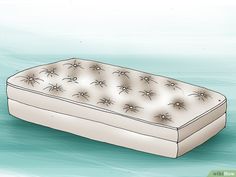 an image of a mattress that is not in the water or on the bed frame