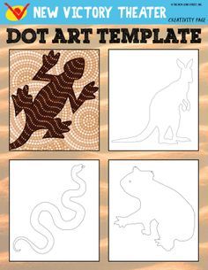 the new victory theater dot art templates are available for use in children's crafts