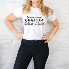 This listing is inclusive of the adult t shirt with graphic, as pictured within the listing photo(s). PERSONALIZATION: Just add this item to your cart with a note of the name that you'd like included on your item: https://etsy.me/2MhCyKQ. Please note that I will make the best judgement on placement of the customization, font and coloring unless otherwise specified. PROCESSING TIME: My processing time is 1-2 days and your item will be sent via USPS First Class mail and should arrive within 2-5 da Gender Reveal Shirts, Senior Shirts, Class Of 2023, Plain T Shirt, T Shirt Mockup, Plain Tshirt, Design Program, Friends Shirt, Shirt Mockup