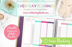 the ultimate planner printables for every day planner, includes daily tasks and to do lists