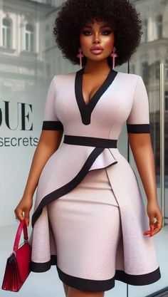 Credit: Vogue Secrets University Graduation Outfit Classy, African Dresses For Women Classy, Vogue Secrets, University Graduation Outfit, Kampala Gown Styles For Ladies, Graduation Clothes, Dresses For Women Classy, Stylish Business Outfits, Corporate Dress