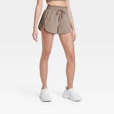 Women's High Rise Pleated Side Shorts 2.5" - JoyLab™ Taupe M Roots Picnic, Bottom Workout, Family Women, Sewing Party, High Rise Shorts, Womens Fleece, Knitting Women, Pair Of Pants, Active Wear For Women