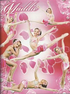 an advertisement for the australian ballet company's new show, yadahle in pink