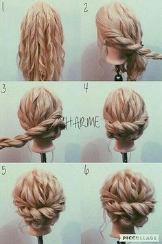 Step-by-Step Wedding Hairdo Hairdo Wedding, Hair Bun Tutorial, Peinados Fáciles Para Cabello Corto, Bridesmaid Hair Updo, Prom Hairstyles