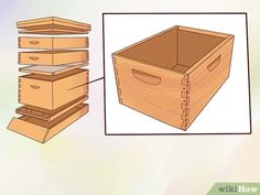 how to make a honey bee box with pictures and instructions for beginners step by step