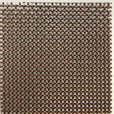 a woven piece of cloth with brown and white squares on the front, as if it were woven from an old weaving machine