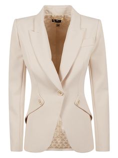 Singlebutton Plain Blazer from Elisabetta Franchi Composition: 96% Polyester, 4% ElastaneComposition: 96% Pl, 04% Ea Jennifer Lopez Outfits, Plain Blazer, Feminine Aesthetic, Classy And Fabulous, Catania, Blazers For Women, Missoni, Isabel Marant, Valentino Garavani