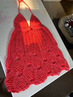 Crochet Swim suit cover up. Would fit a medium/large comfortable. Oversized on a small and tight on a XL. Fitted Crochet Top For Beach Cover-up, Fitted Crochet Top For Summer Beach Cover-up, Fitted Open Knit Top As Beach Cover-up, Vacation Crochet Lace Top One Size, V-neck Crochet Top For Beach Cover-up, Fitted Crochet Cover-up For Beach Season, Fitted Crochet Cover-up For Vacation, Casual Stretch Crochet Top For Beach, Fitted Crochet Cover-up For Spring