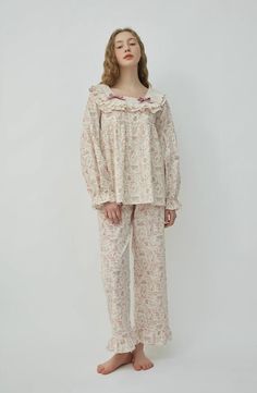 Experience the perfect blend of comfort and style with Ever Lasting's Sweet Lace Ruffle Nightgown Pajama Dress. This cottagecore-inspired dress is made of luxurious beige cotton and features delicate floral ruffles for a touch of femininity. Perfect for a cozy night in or a stylish addition to your loungewear collection. Elevate your relaxation game with this must-have piece. Features: Ultra Soft Cute Ribbon & Ruffle Detailing Relax Fit (slight stretch) Breathable (great for all seasons) Machine Safe Dress Size Reference: S/M: Chest: 39in (98cm), Length: 40 inches (99cm), Sleeve: 21 inches (55cm) XXL/XXXL: Chest: 45in (114cm), Length: 42 inches (107cm), Sleeve: 25 inches (63cm) General Size Guide: Size S/M -> Size 0 - 4 Size M/L-> Size 4 - 8 Size L/XL -> Size 8 - 12 Size XL/XXL -> Size 12 Feminine Pajamas, Ruffle Pajamas, Ruffle Nightgown, Princess Pajamas, Cute Nightgowns, Stylish Bedding, Vintage Pajamas, Luxury Pajamas, Cotton Nightgown