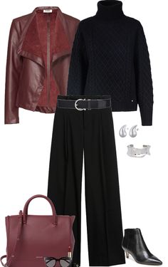 From my Stylebook Looks Blazer Looks For Women, Revamp Wardrobe, Belly Clothes, Dressy Attire, Classic Style Outfits, Winter Attire, 60 Fashion, Mode Casual, Outfit Combinations