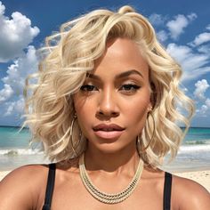 Wavy Human Hair Wigs, Lace Front Bob Wigs, Lace Front Bob, Blonde Bob Wig, Wigs Short, Long Hair Wigs, 613 Blonde, Short Wavy, Blonde Bobs