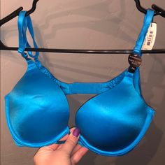 Vs Very Sexy Bombshell Blue Bra Brand New W/ Tags Victoria's Secret Stretch Blue Bra, Light Blue Push-up Bra, Victoria's Secret Blue Bra With Padded Cups, Blue Padded Cup Bra By Victoria's Secret, Victoria's Secret Padded Blue Bra, Victoria's Secret Blue Underwire Bra, Victoria's Secret Blue Padded Bra, Stretch Underwire Bra In Light Blue, Blue Party Bra With Underwire