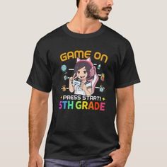 Game Leveled Up To 5Th Grade Back To School Gamer T-Shirt m m back to school, back school, school diys #backtoschoolseason #backtoschoolmode #backtoschooltheme, dried orange slices, yule decorations, scandinavian christmas 5th Grade Back To School, Back School, Gamer T Shirt, School Games, School School