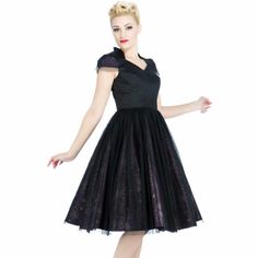 Lovely Fit And Flair Dress From H&R London. Features Satin Purple Fabric With Flower Design, With Black Organza Overlay. Organza Overlay, Flair Dress, London Dresses, Purple Fabric, Flower Design, Flower Designs, Pin Up, Party Dress, Midi Dress