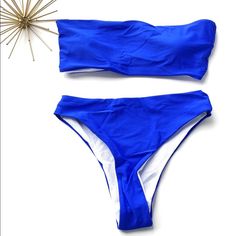 New Good Condition No Flaws Sizes S M L Xl Odor Free Pets Free Smoke Free Also Check At Other Items In My Closet Royal Blue Stretch Swimwear For Summer, Royal Blue Swimwear For Summer Vacation, Royal Blue Swimwear For Summer, Casual Blue Tankini For Pool, Trendy Blue Stretch Swimwear, Royal Blue Swimwear For Summer Poolside, Royal Blue Swimwear For Poolside Summer, Royal Blue Swimwear For Poolside In Summer, Royal Blue Summer Swimwear