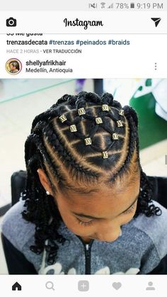 Lil Girl Hairstyles, Natural Hairstyles For Kids, Girls Natural Hairstyles, Girls Hairstyles Braids, Black Kids Hairstyles, Girls Braids