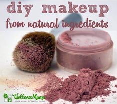 Natural Blush Makeup, Diy Cosmetics Recipes, Hibiscus Powder, Make Up Natural