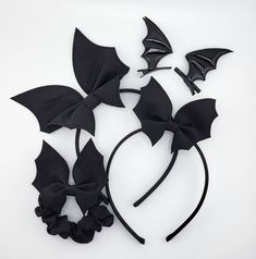 This bat-tastic Darcy is giving us bat-itude in all the ways we want for Halloween. Some Times, Spooky Season, All The Way, Baby Stuff, Bat, Hair Accessories, Halloween, Hair